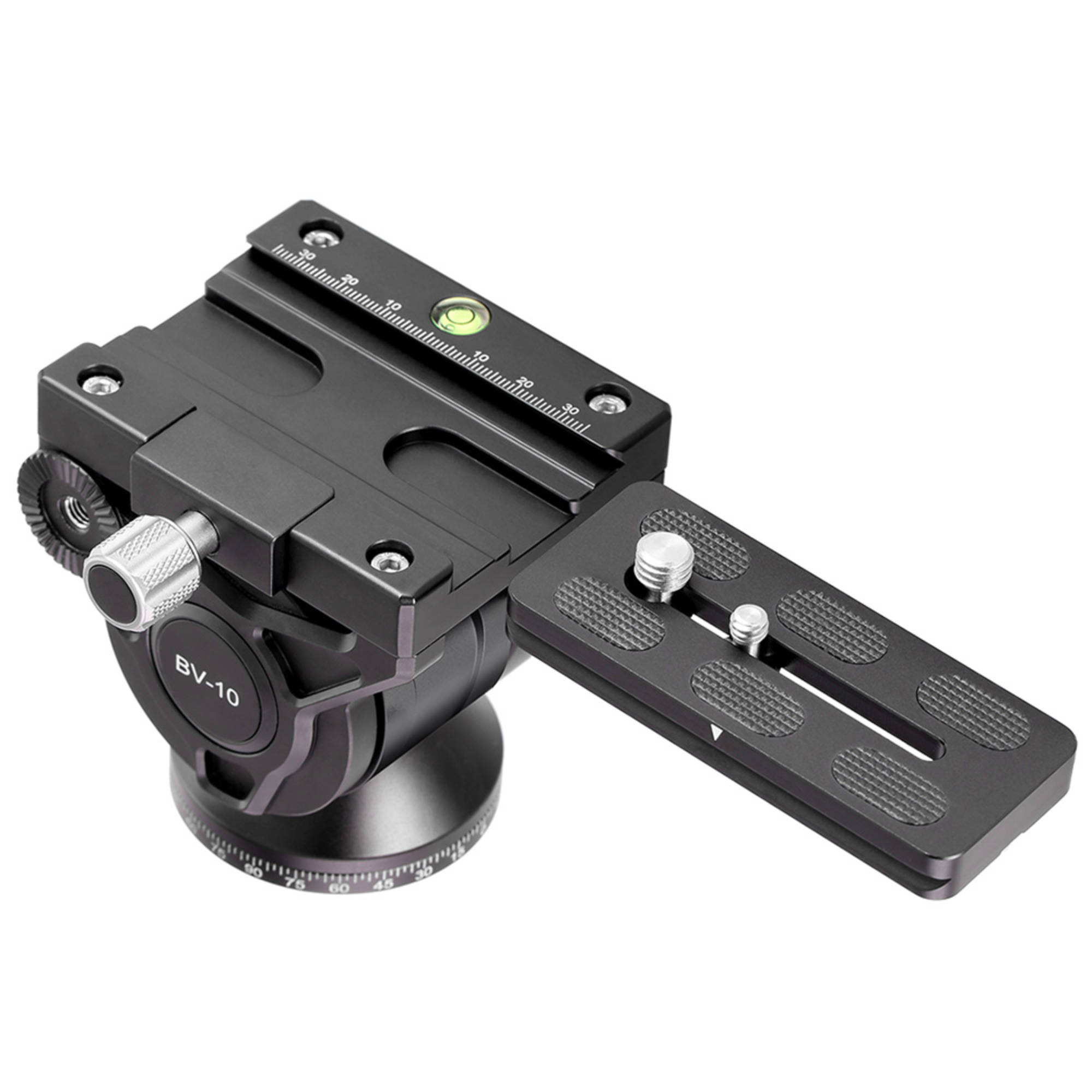 Leofoto LVM-324C Manba Video Series 4 Section Tripod with BV-10 Video Head - Image 10