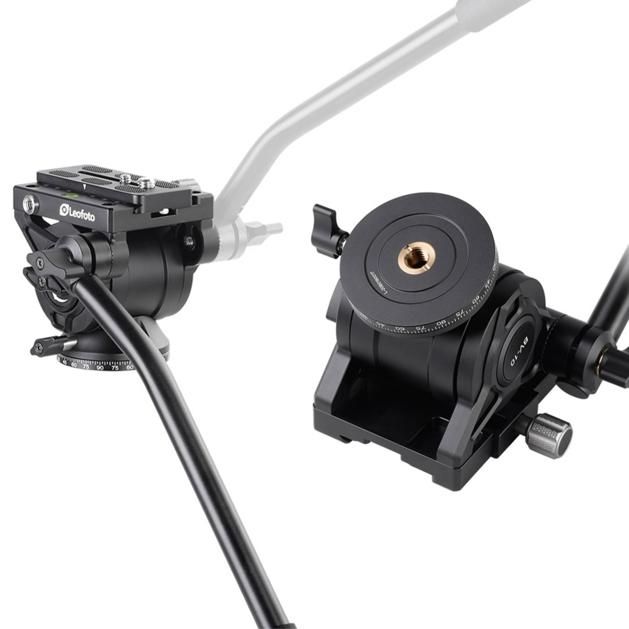 Leofoto LVM-324C Manba Video Series 4 Section Tripod with BV-10 Video Head - Image 11