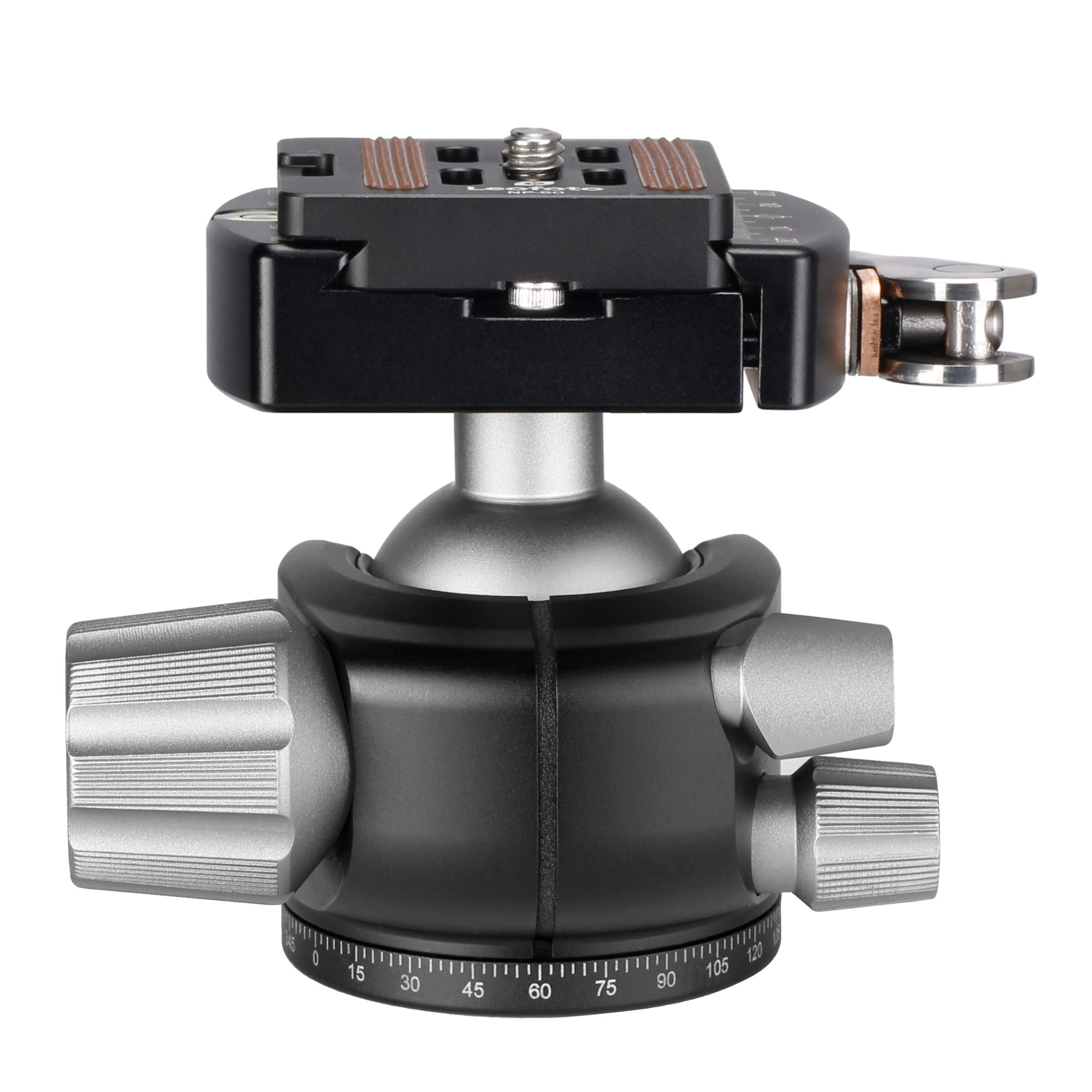 Leofoto LH-36LR 36mm Low Profile Ball Head with LR-50 Quick Release Lever Clamp and NP-50 Plate - Image 4